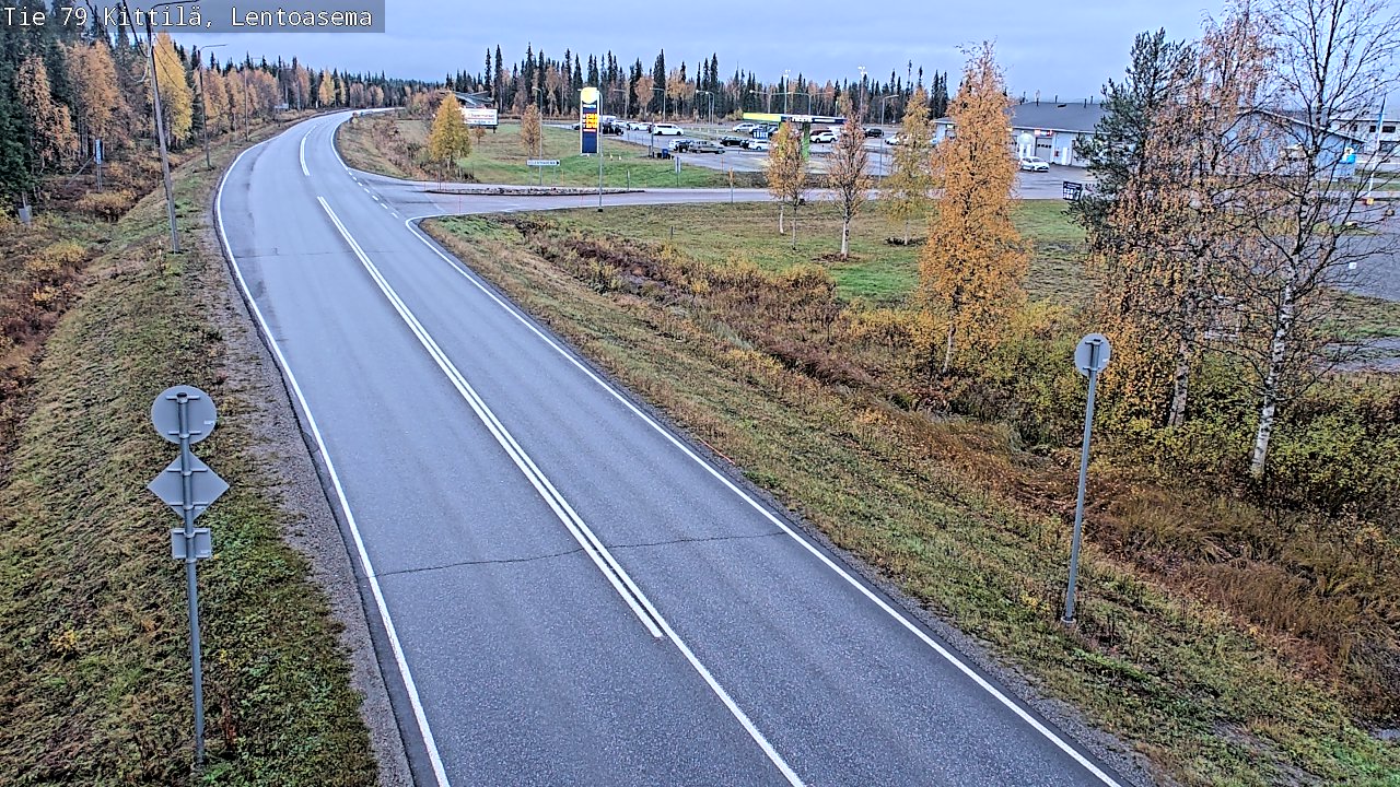 Kelikamerat Kuva Tie 79 Kittilä, Lentoasema, Kittilä, Lappi
