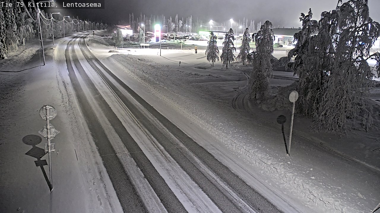 Kelikamerat Kuva Tie 79 Kittilä, Lentoasema, Kittilä, Lappi