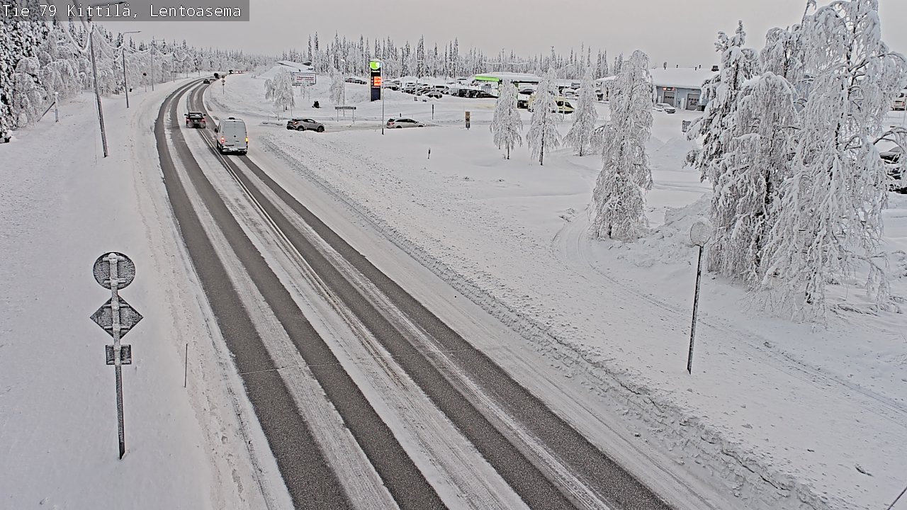 Kelikamerat Kuva Tie 79 Kittilä, Lentoasema, Kittilä, Lappi