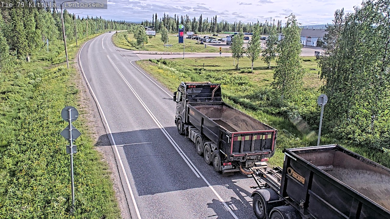 Kelikamerat Kuva Tie 79 Kittilä, Lentoasema, Kittilä, Lappi