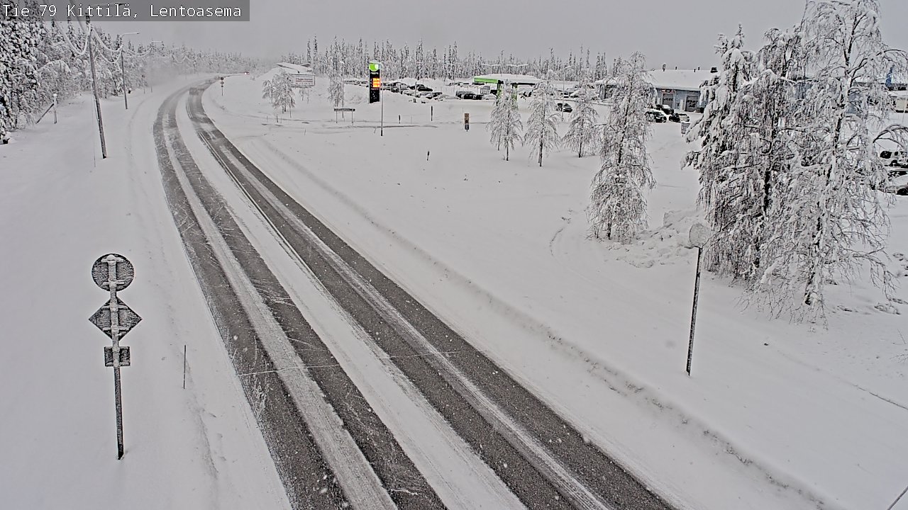 Weather Camera Image Road 79 Kittilä, Lentoasema, Kittilä, Lappi