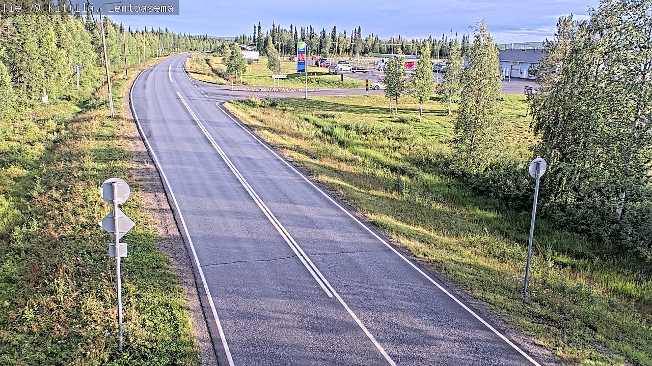 Kelikamerat Kuva Tie 79 Kittilä, Lentoasema, Kittilä, Lappi
