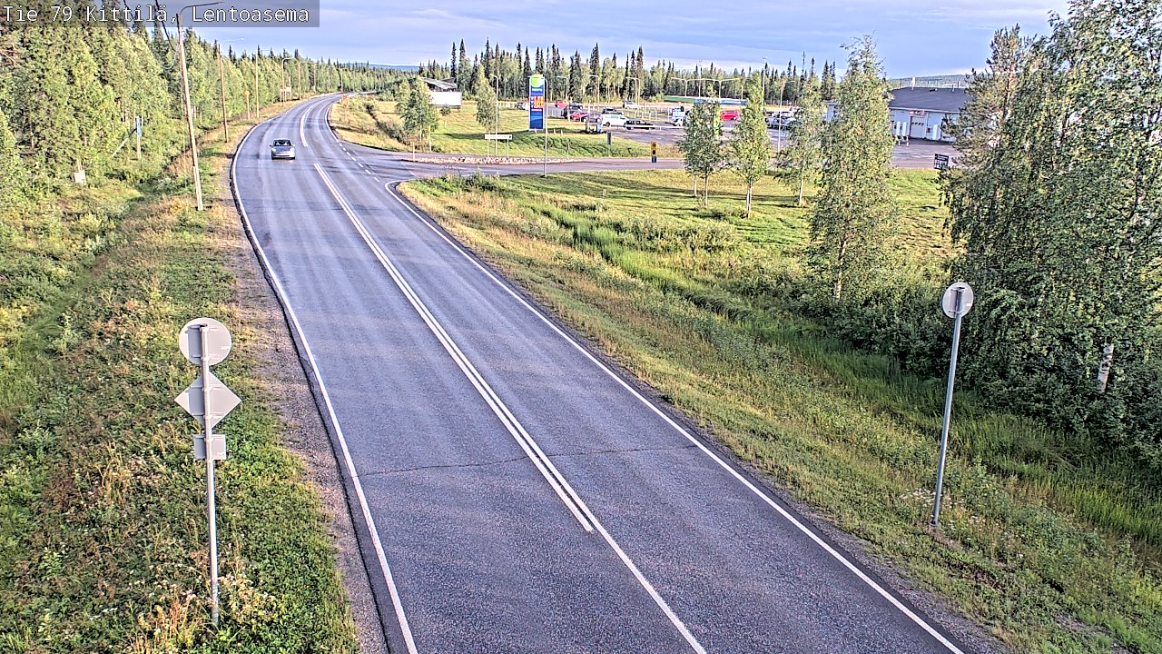 Kelikamerat Kuva Tie 79 Kittilä, Lentoasema, Kittilä, Lappi