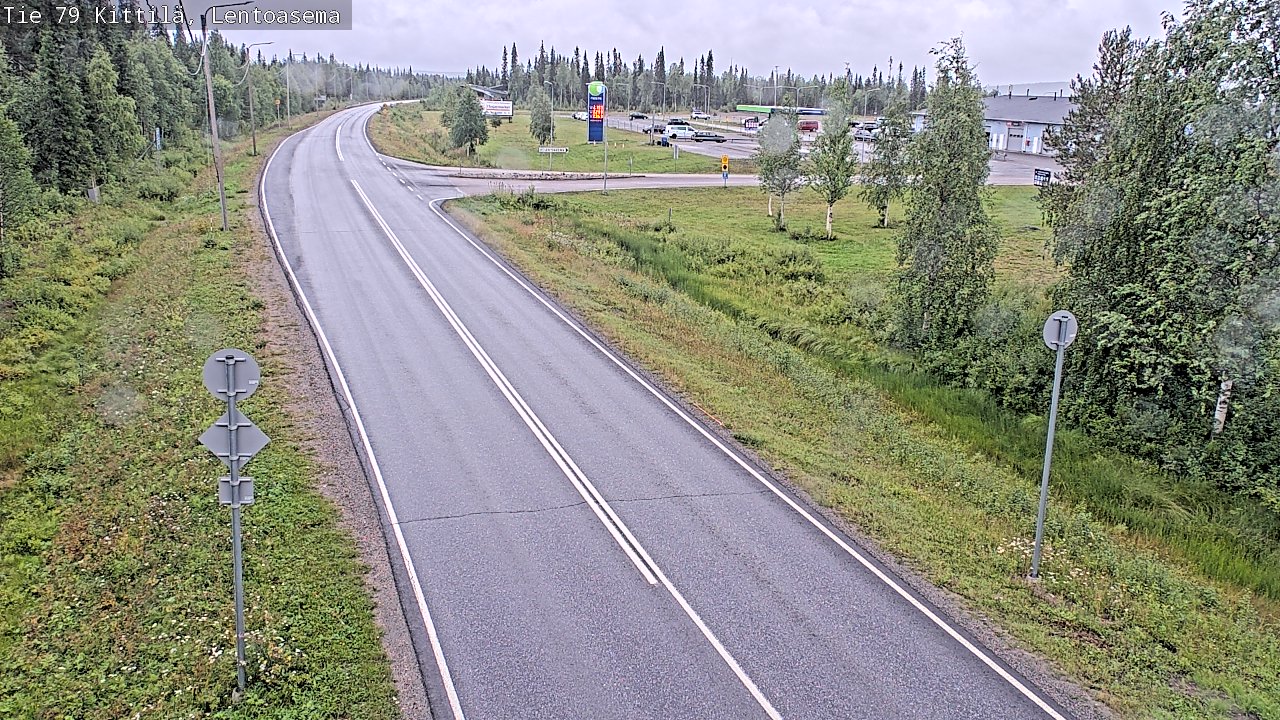 Kelikamerat Kuva Tie 79 Kittilä, Lentoasema, Kittilä, Lappi