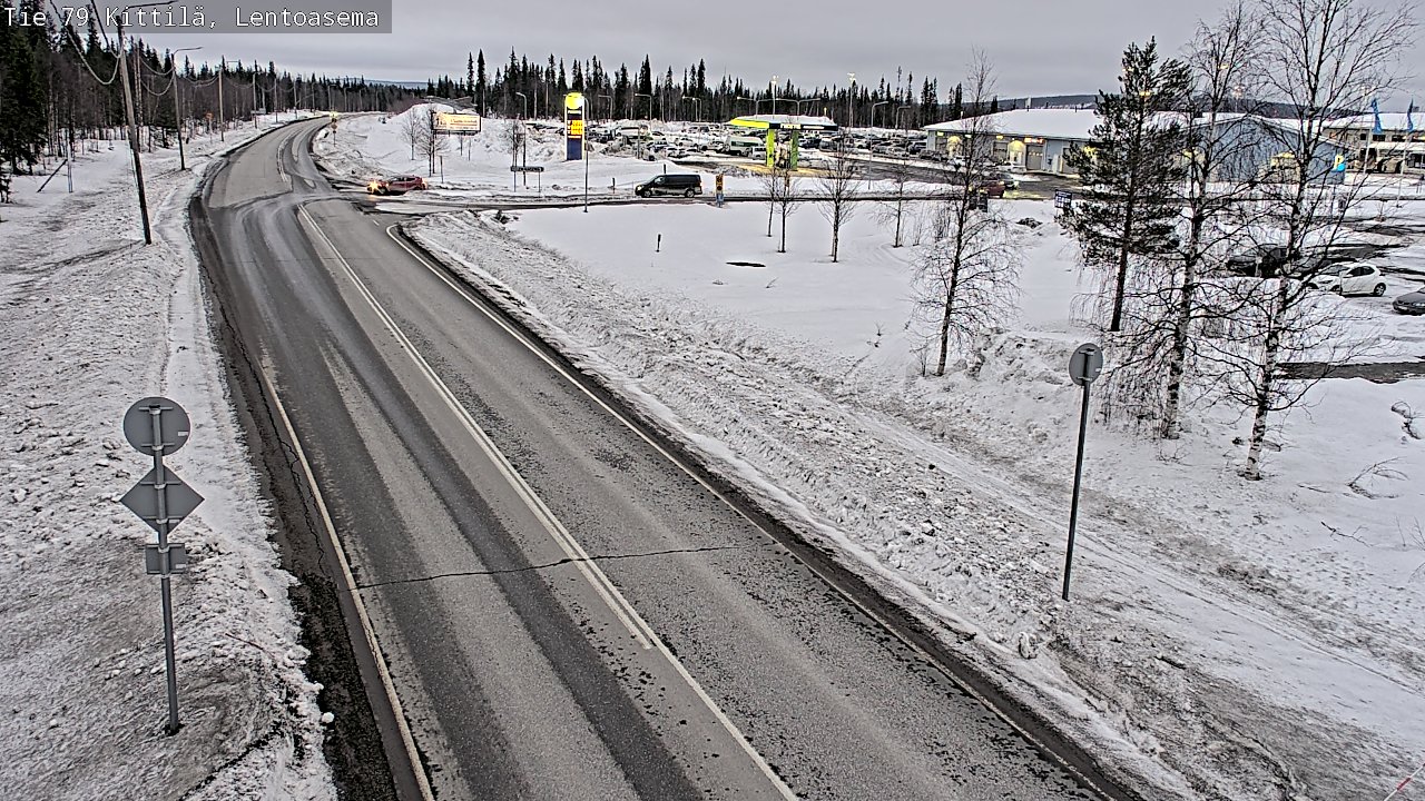 Kelikamerat Kuva Tie 79 Kittilä, Lentoasema, Kittilä, Lappi