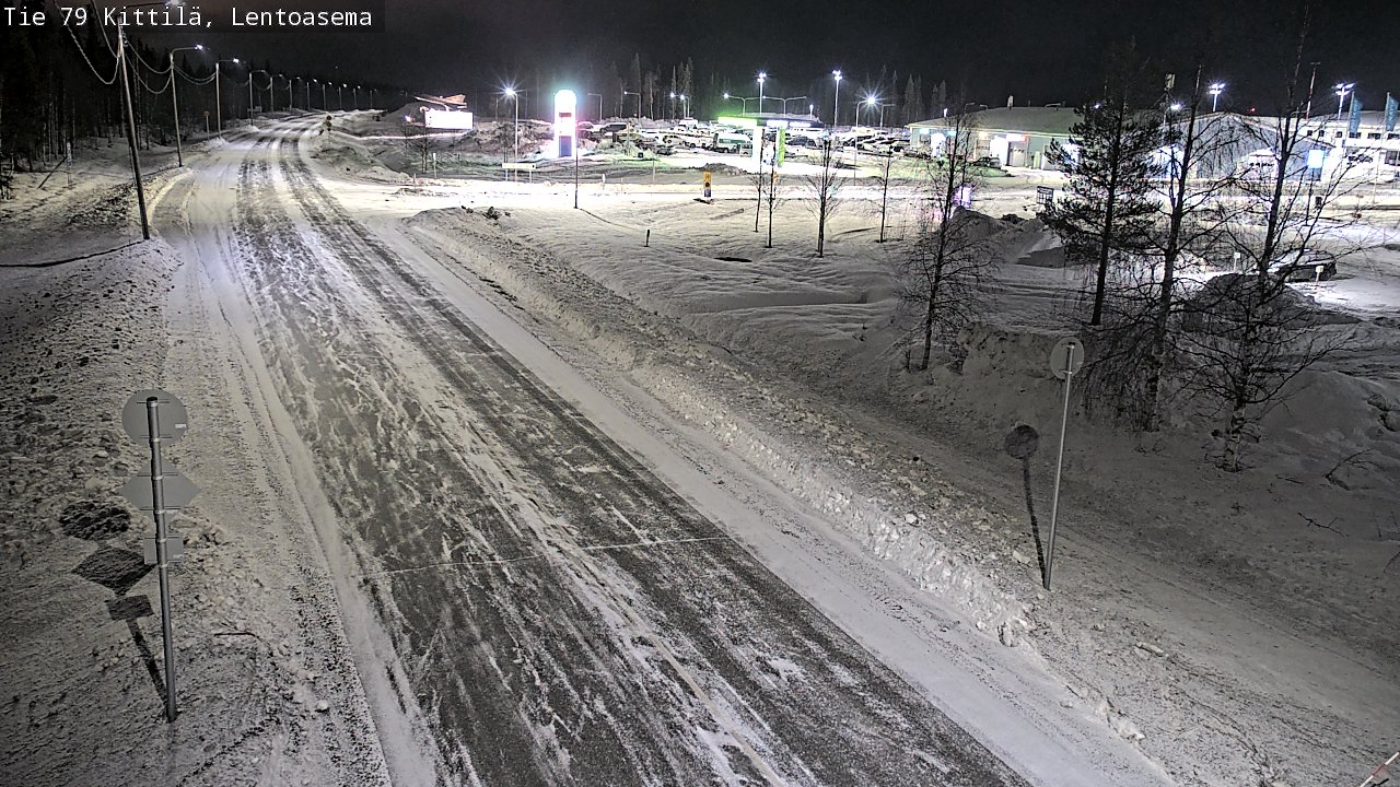 Kelikamerat Kuva Tie 79 Kittilä, Lentoasema, Kittilä, Lappi