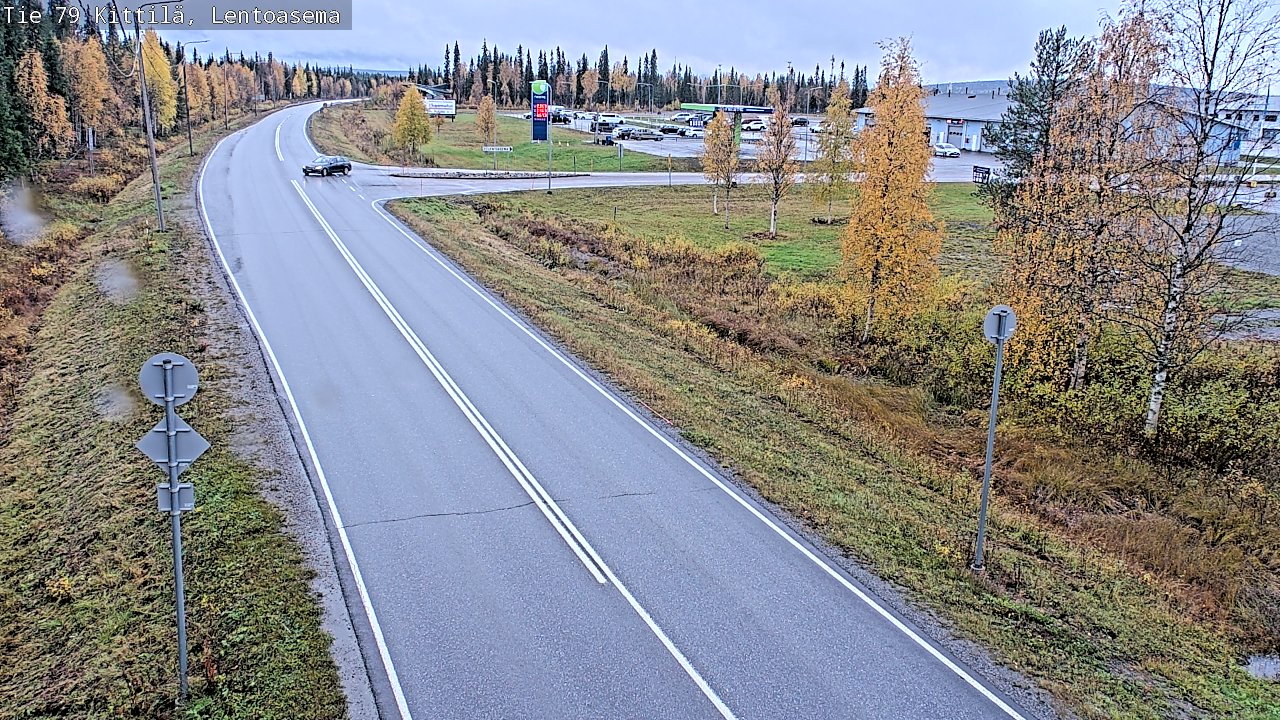 Kelikamerat Kuva Tie 79 Kittilä, Lentoasema, Kittilä, Lappi