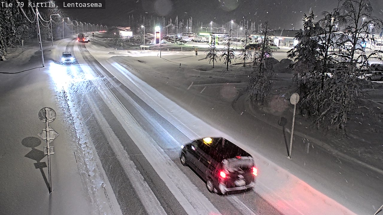 Weather Camera Image Road 79 Kittilä, Lentoasema, Kittilä, Lappi