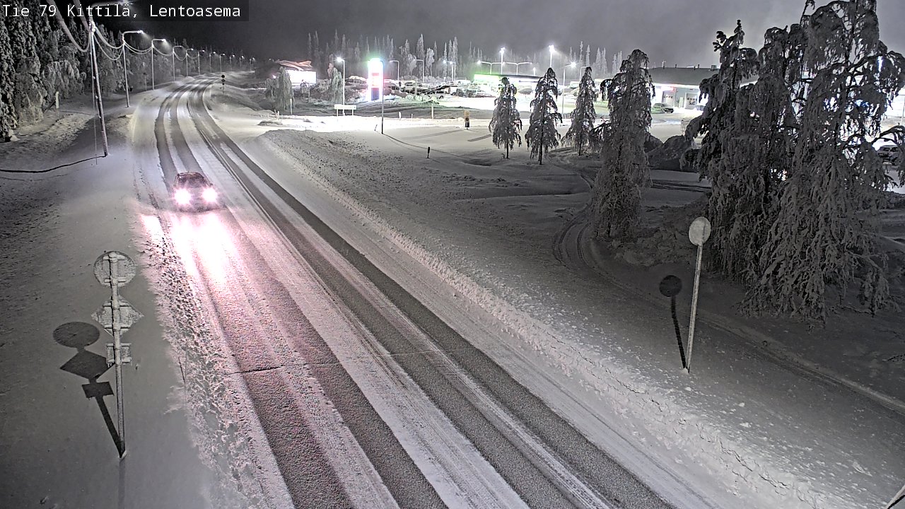 Kelikamerat Kuva Tie 79 Kittilä, Lentoasema, Kittilä, Lappi