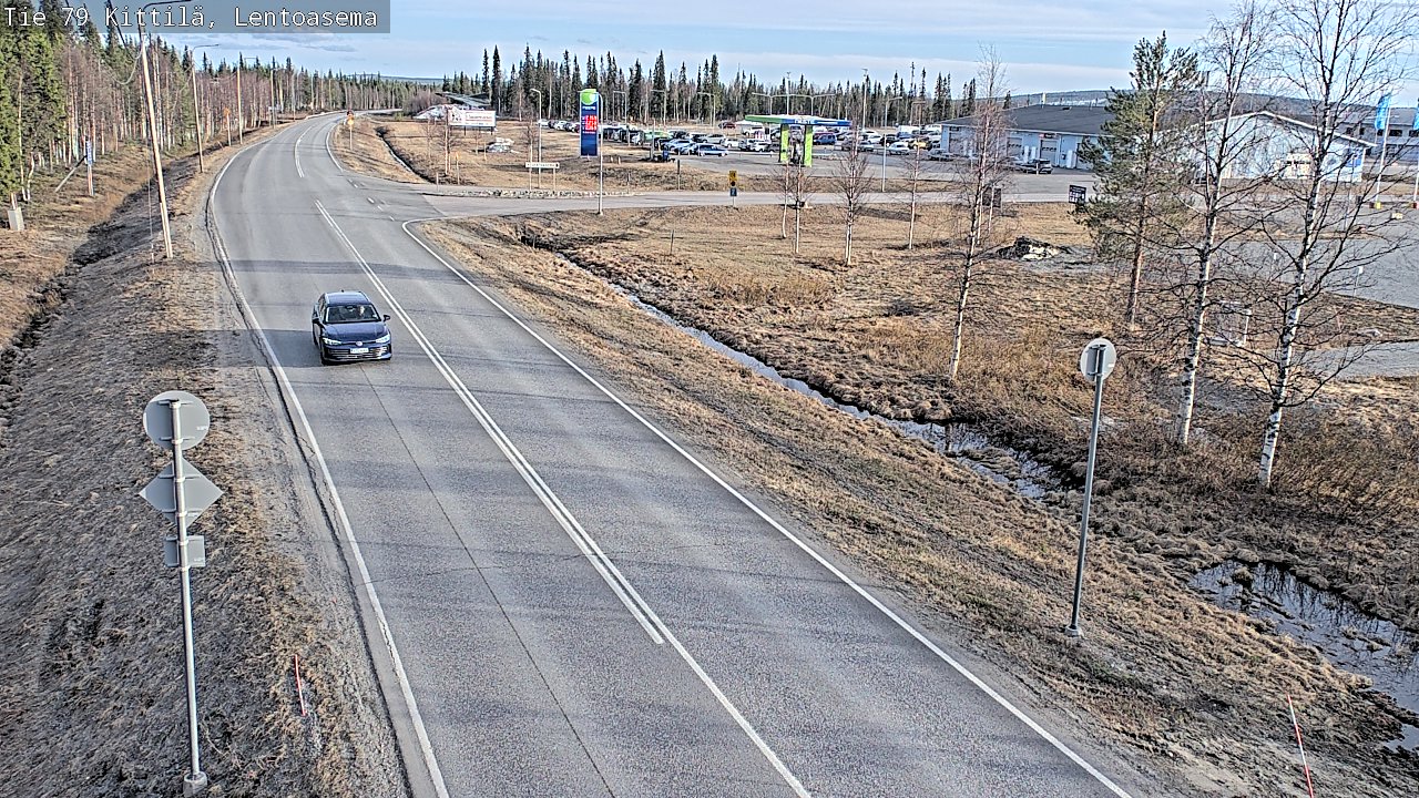 Kelikamerat Kuva Tie 79 Kittilä, Lentoasema, Kittilä, Lappi