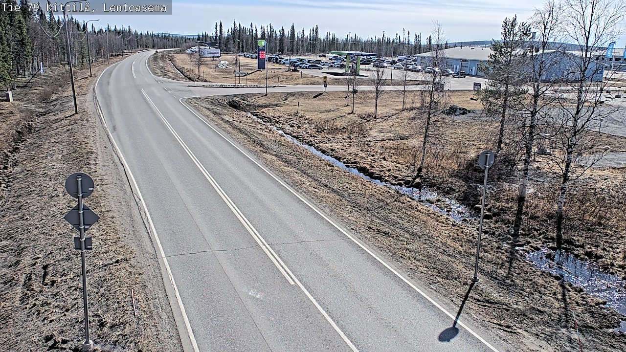 Kelikamerat Kuva Tie 79 Kittilä, Lentoasema, Kittilä, Lappi