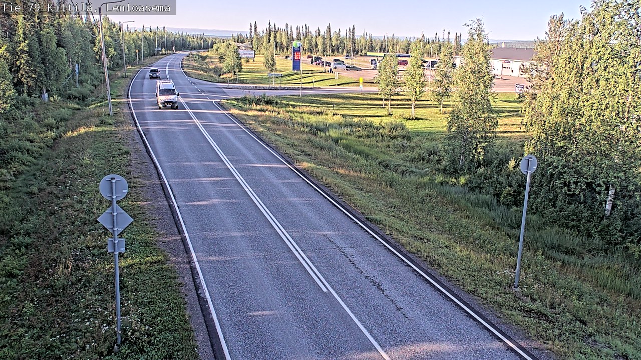 Weather Camera Image Road 79 Kittilä, Lentoasema, Kittilä, Lappi