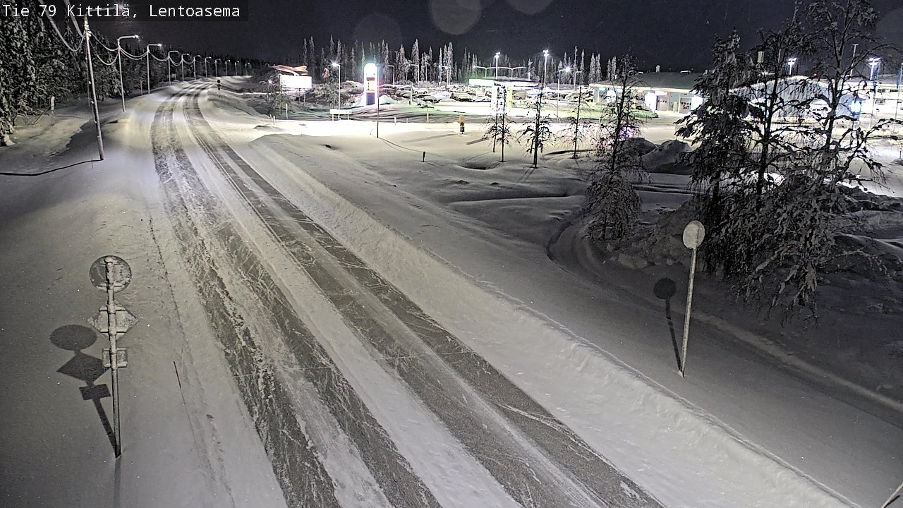 Weather Camera Image Road 79 Kittilä, Lentoasema, Kittilä, Lappi