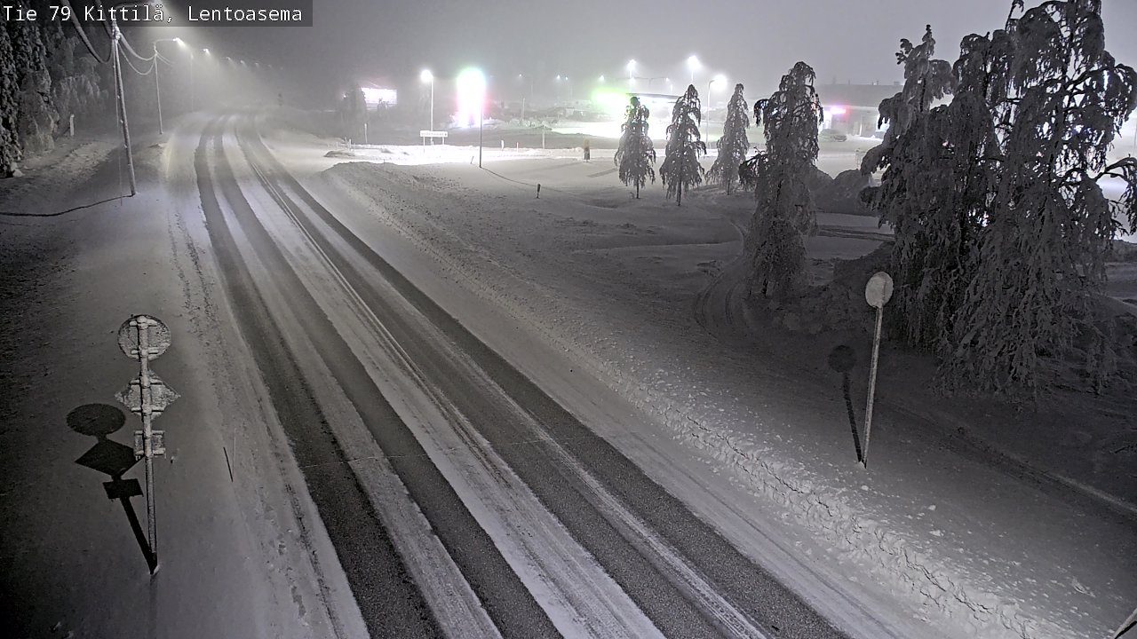 Kelikamerat Kuva Tie 79 Kittilä, Lentoasema, Kittilä, Lappi