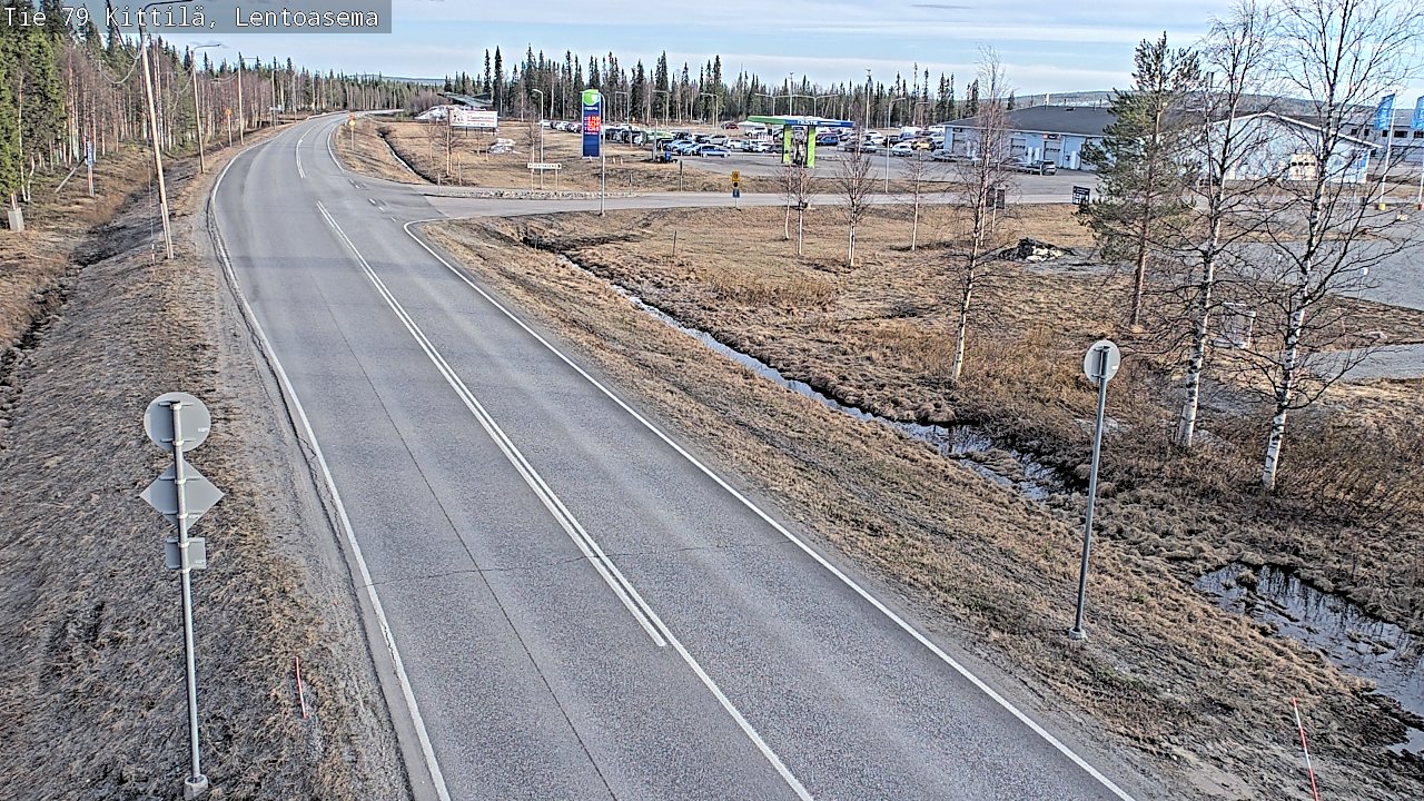 Kelikamerat Kuva Tie 79 Kittilä, Lentoasema, Kittilä, Lappi