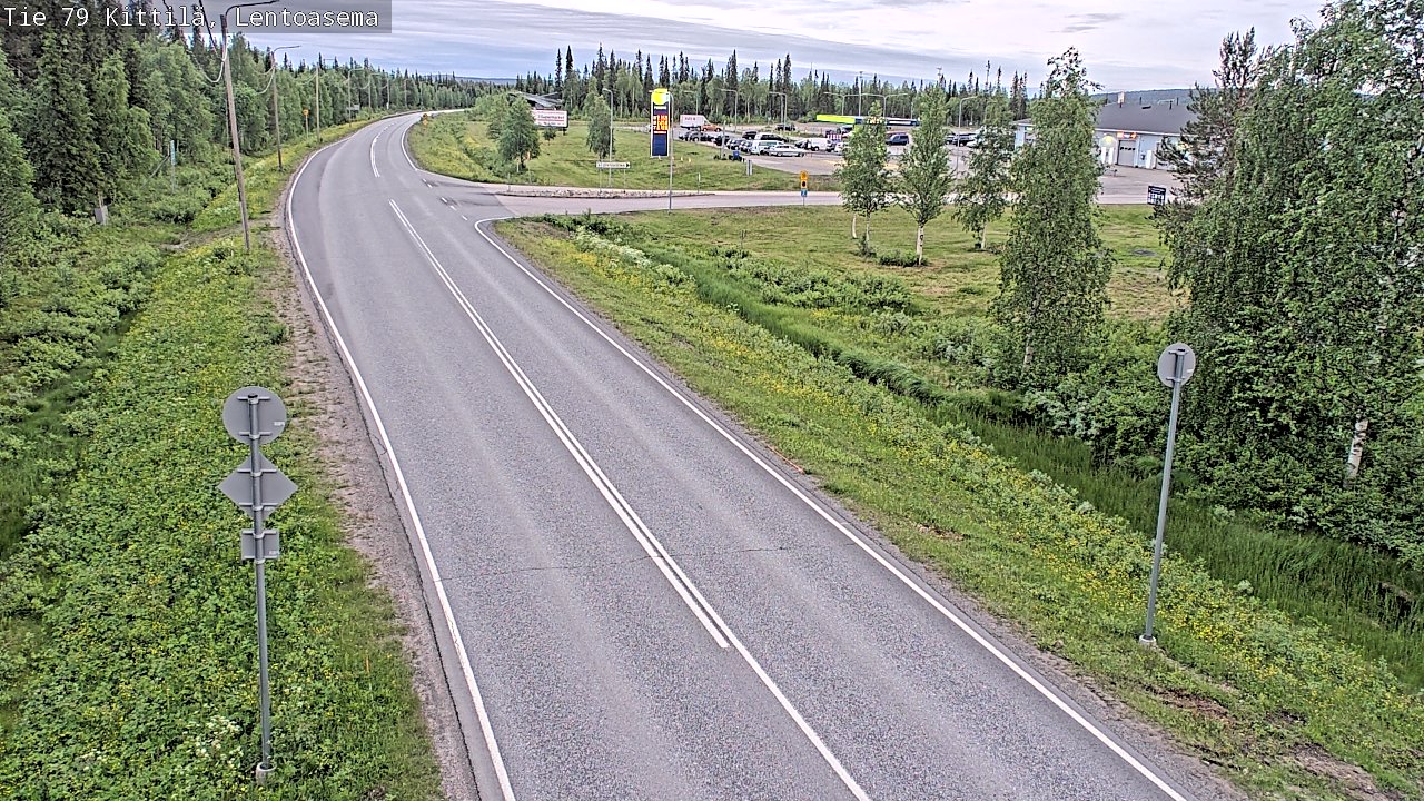 Kelikamerat Kuva Tie 79 Kittilä, Lentoasema, Kittilä, Lappi