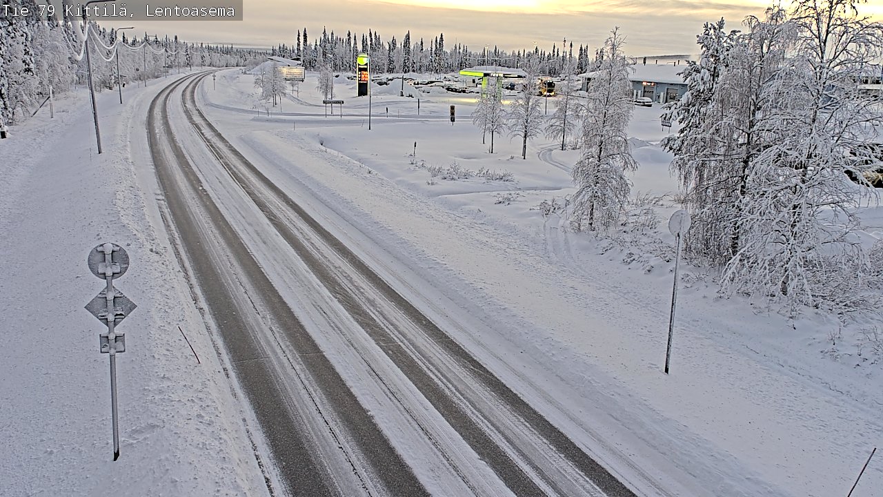 Weather Camera Image Road 79 Kittilä, Lentoasema, Kittilä, Lappi