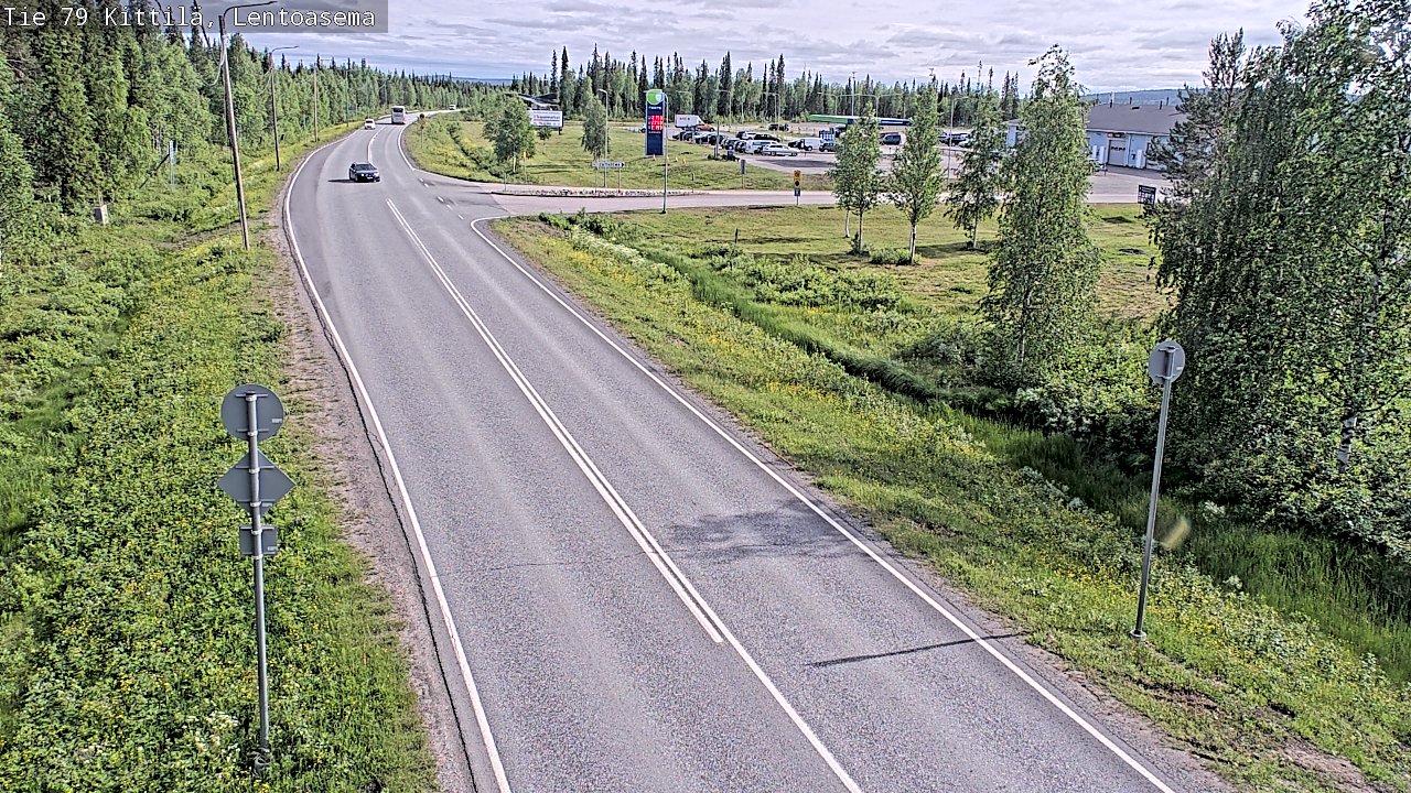 Kelikamerat Kuva Tie 79 Kittilä, Lentoasema, Kittilä, Lappi