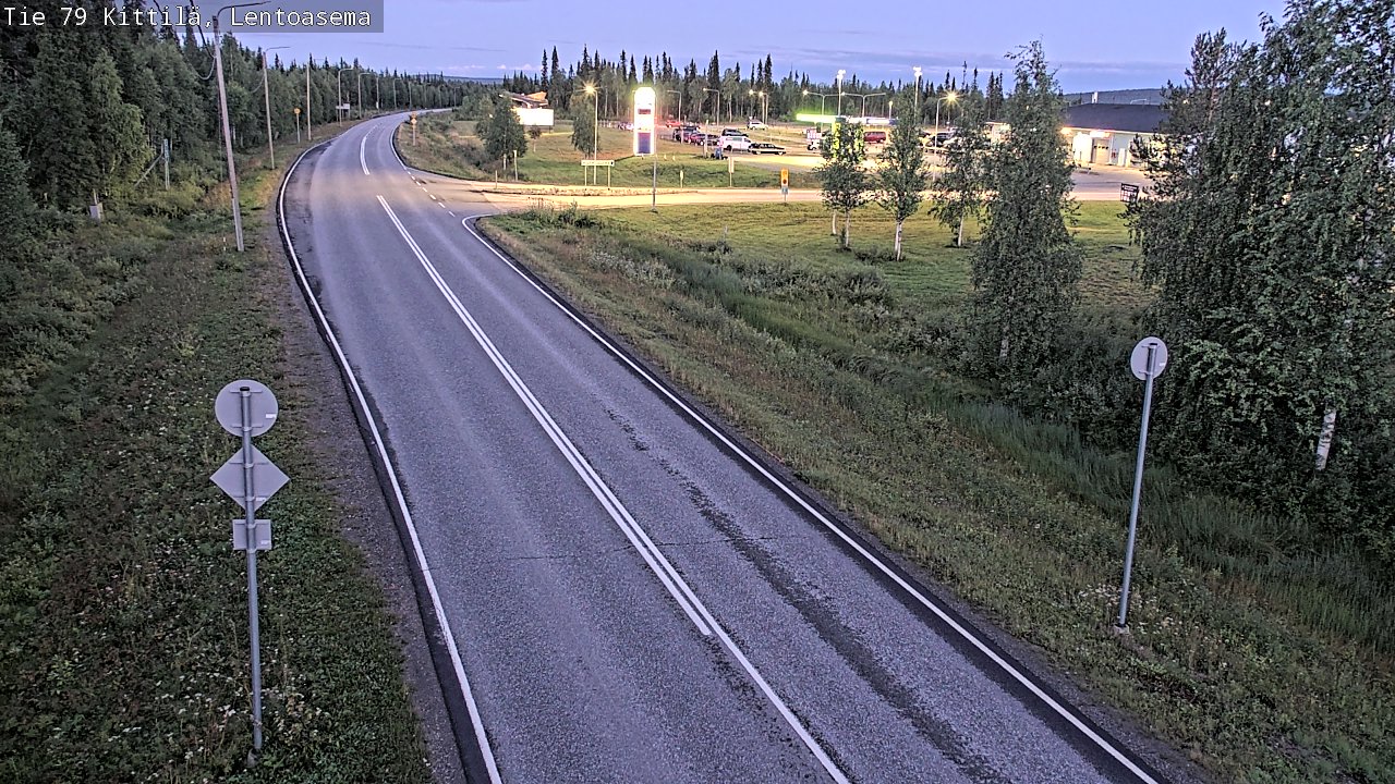 Kelikamerat Kuva Tie 79 Kittilä, Lentoasema, Kittilä, Lappi