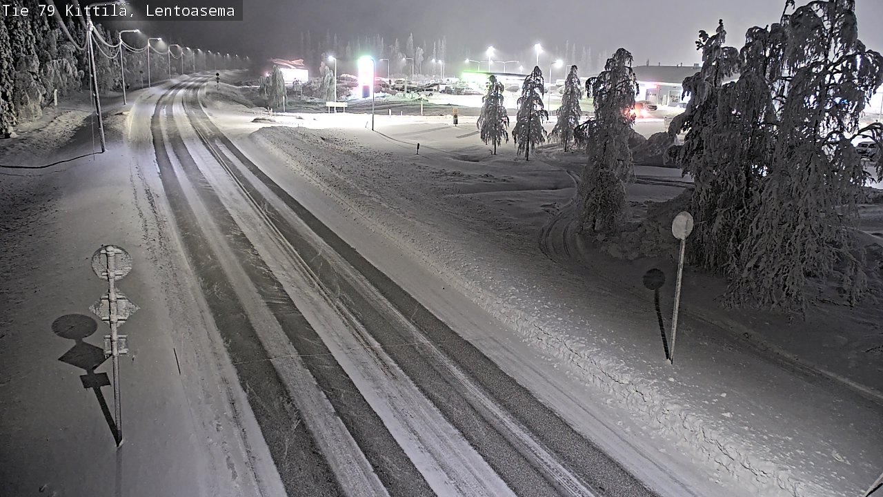 Kelikamerat Kuva Tie 79 Kittilä, Lentoasema, Kittilä, Lappi