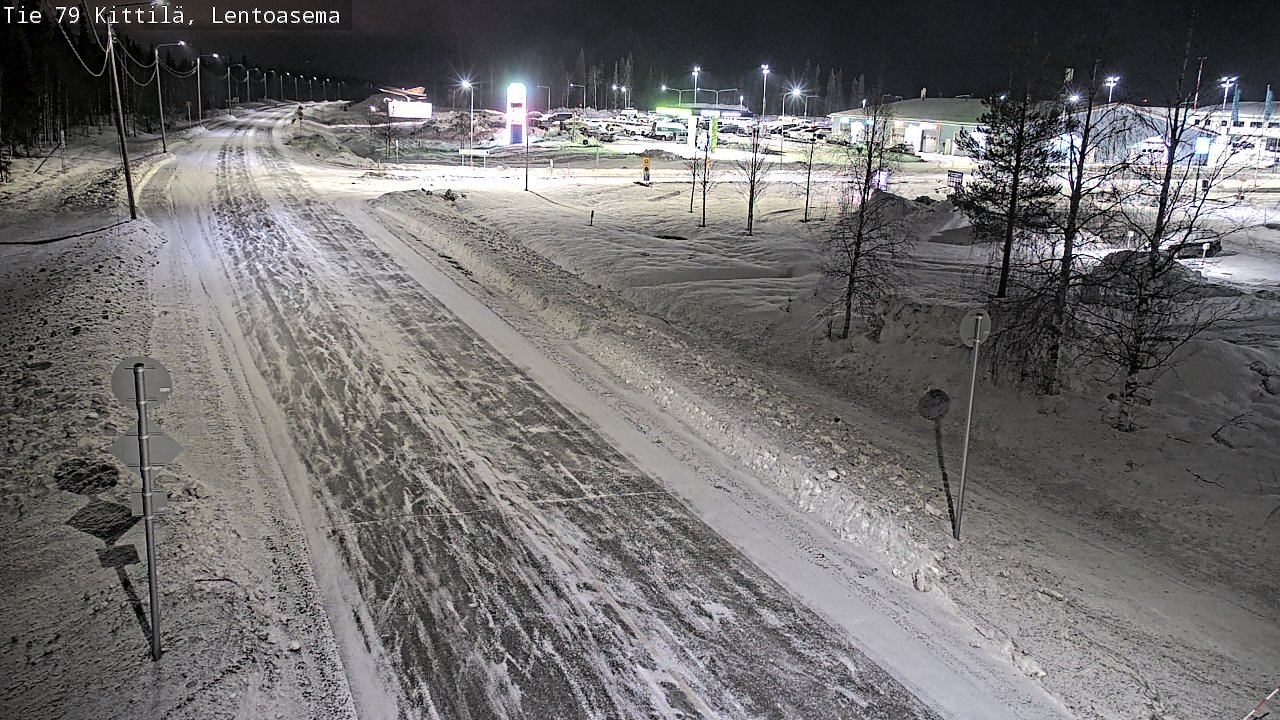 Kelikamerat Kuva Tie 79 Kittilä, Lentoasema, Kittilä, Lappi