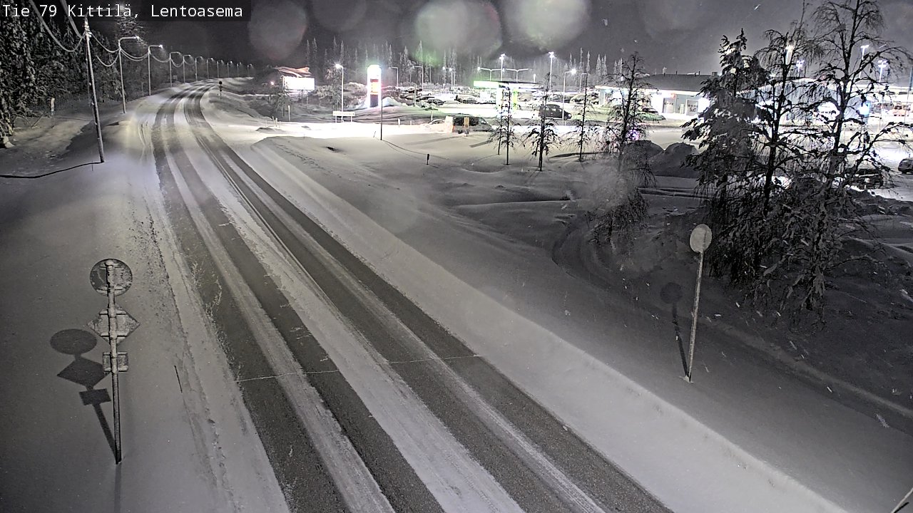 Weather Camera Image Road 79 Kittilä, Lentoasema, Kittilä, Lappi