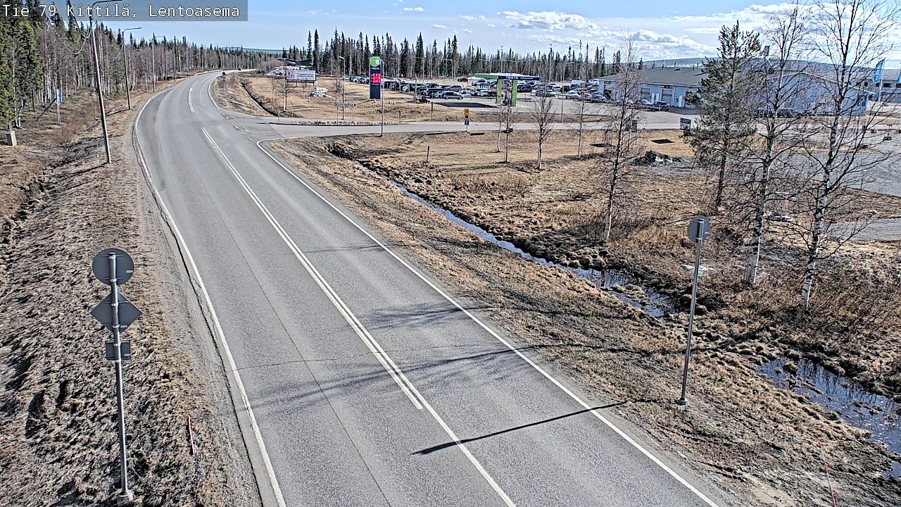 Kelikamerat Kuva Tie 79 Kittilä, Lentoasema, Kittilä, Lappi