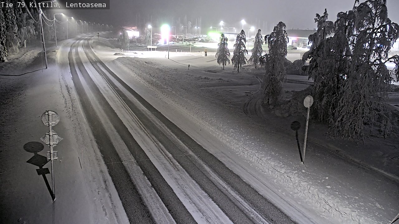 Kelikamerat Kuva Tie 79 Kittilä, Lentoasema, Kittilä, Lappi