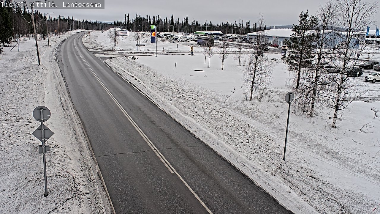 Kelikamerat Kuva Tie 79 Kittilä, Lentoasema, Kittilä, Lappi