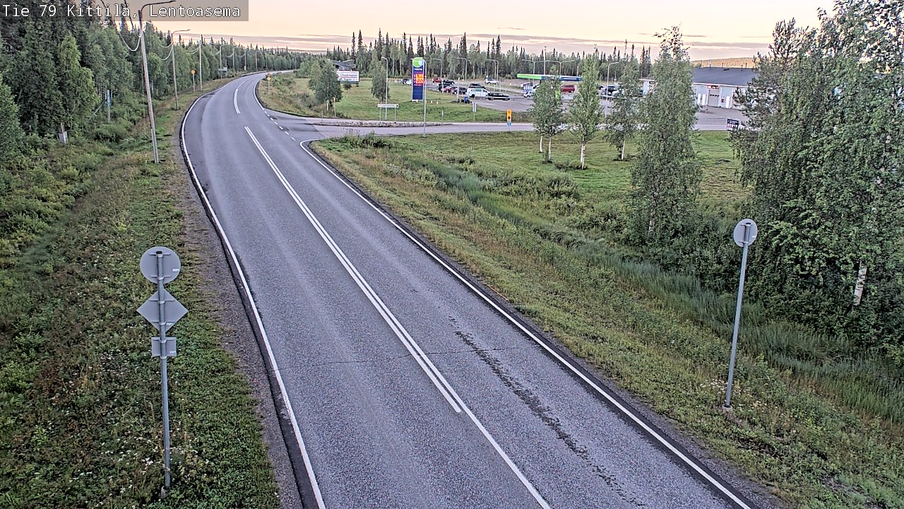 Weather Camera Image Road 79 Kittilä, Lentoasema, Kittilä, Lappi