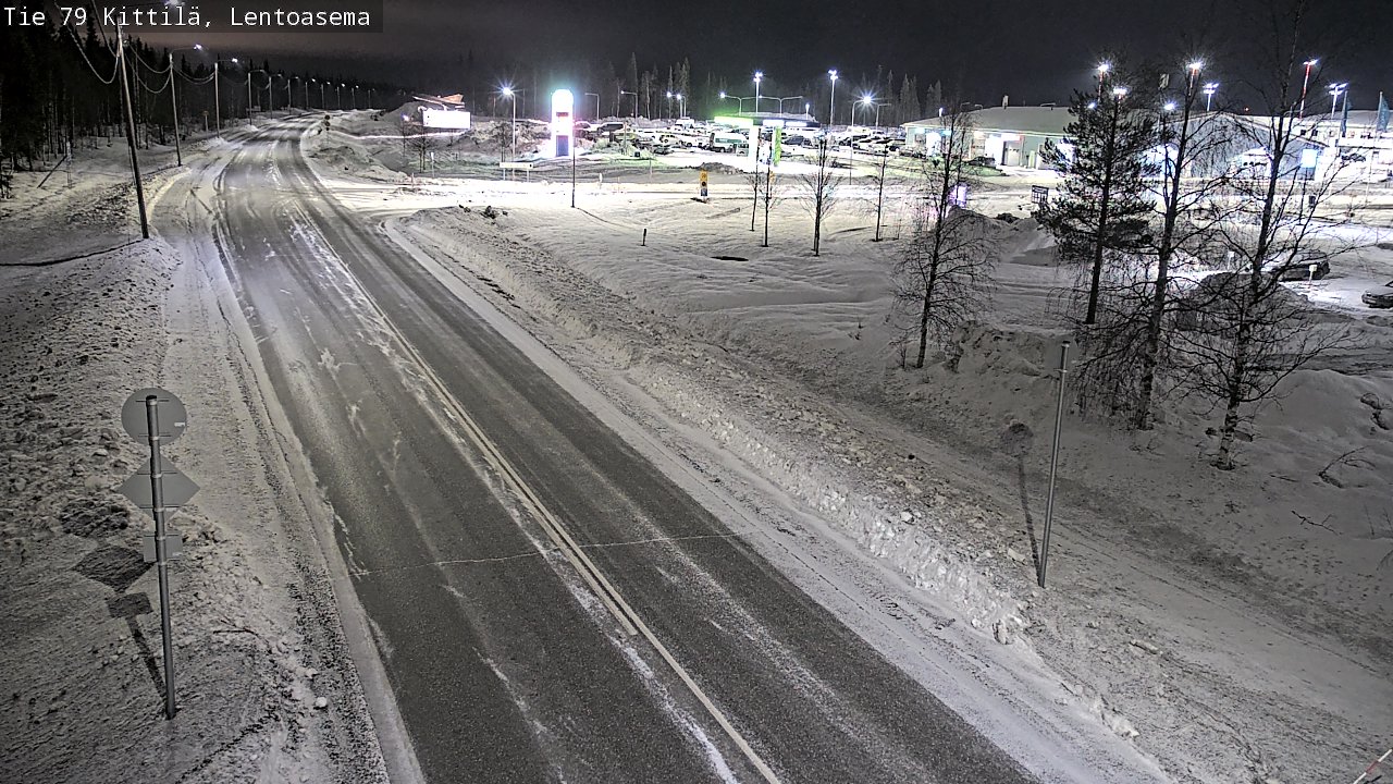 Kelikamerat Kuva Tie 79 Kittilä, Lentoasema, Kittilä, Lappi