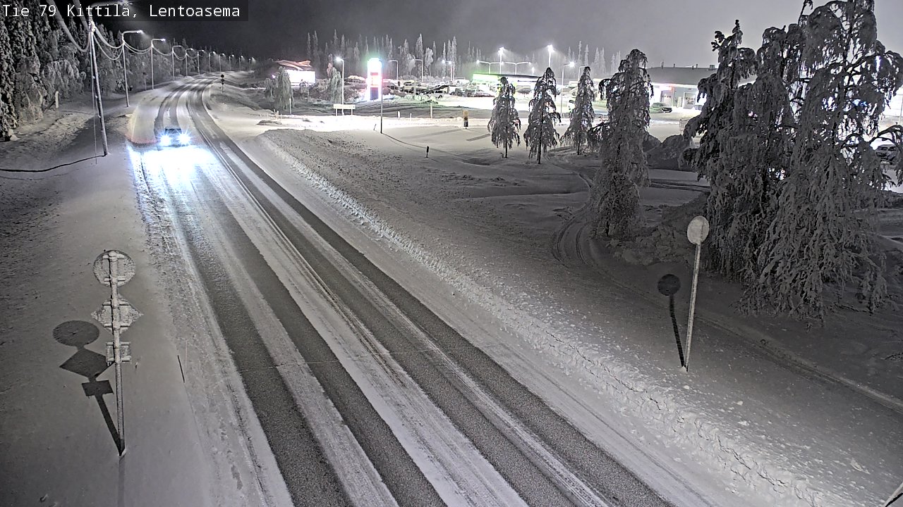 Kelikamerat Kuva Tie 79 Kittilä, Lentoasema, Kittilä, Lappi