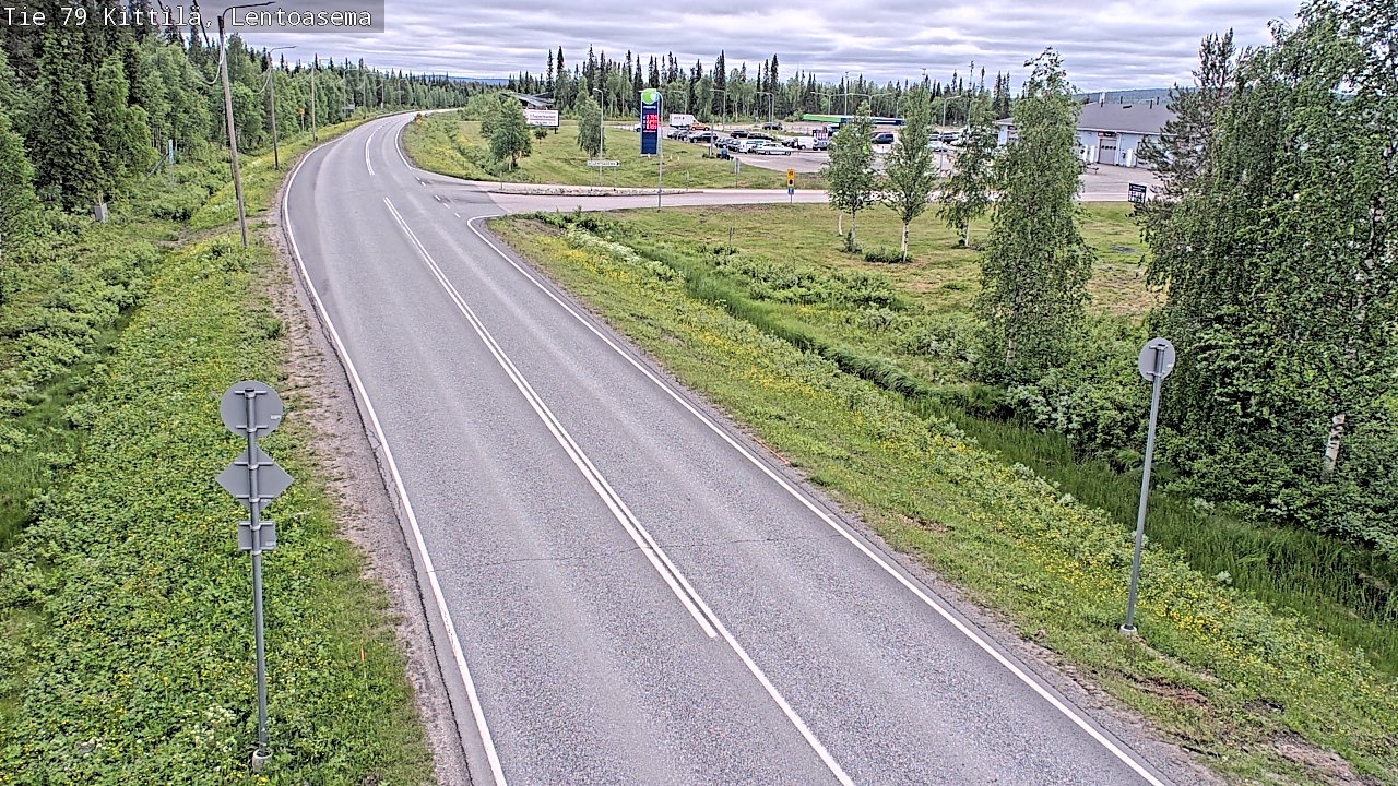 Kelikamerat Kuva Tie 79 Kittilä, Lentoasema, Kittilä, Lappi
