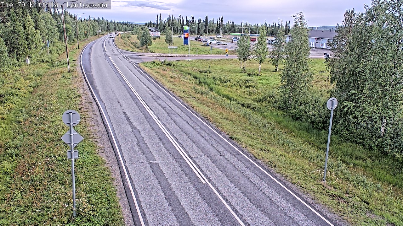 Kelikamerat Kuva Tie 79 Kittilä, Lentoasema, Kittilä, Lappi