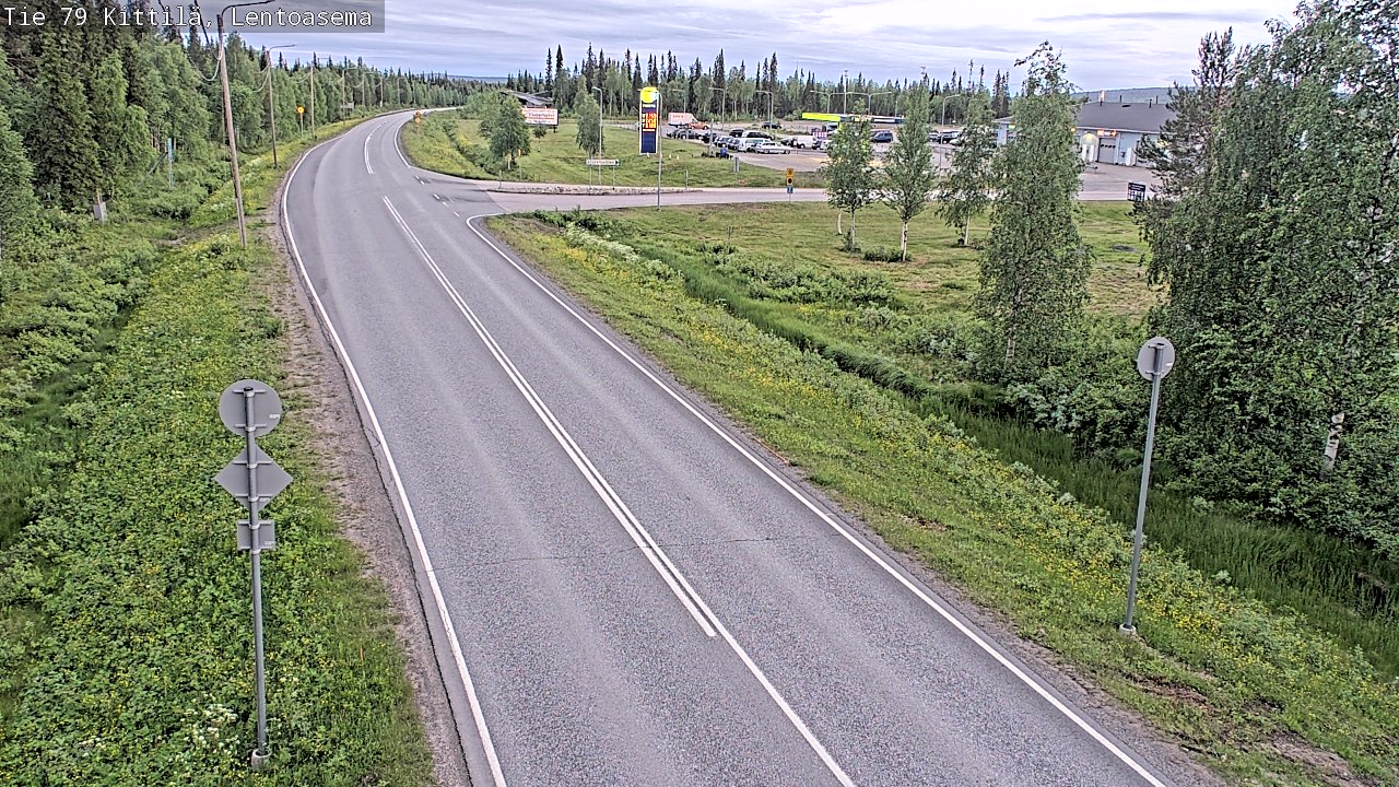 Kelikamerat Kuva Tie 79 Kittilä, Lentoasema, Kittilä, Lappi