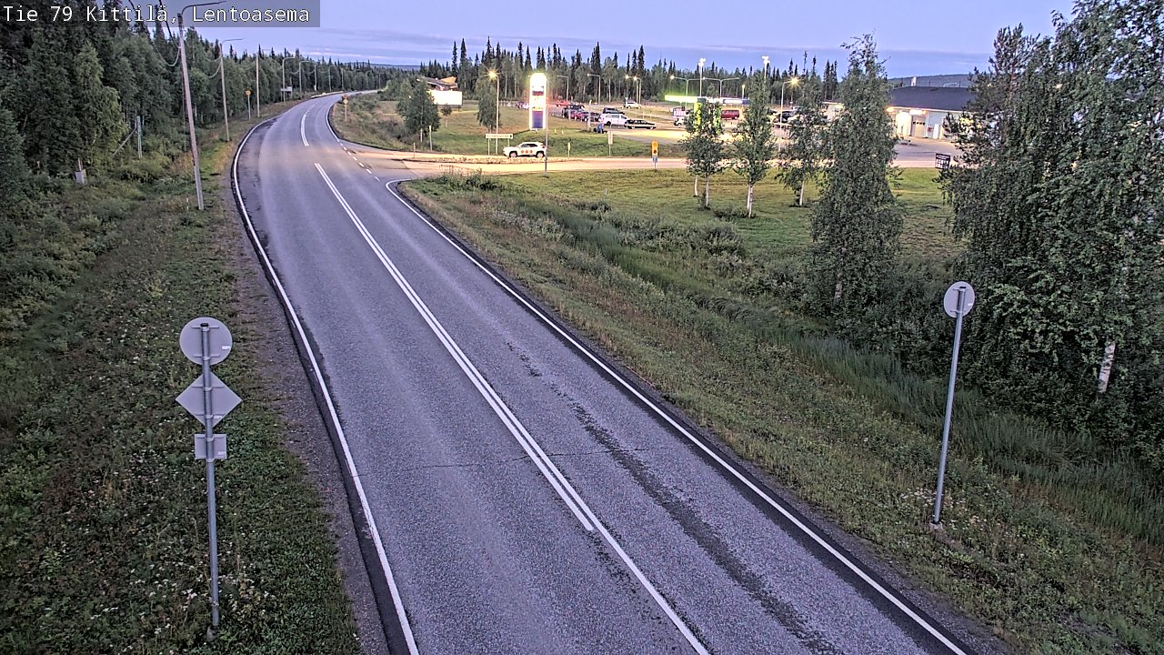 Kelikamerat Kuva Tie 79 Kittilä, Lentoasema, Kittilä, Lappi