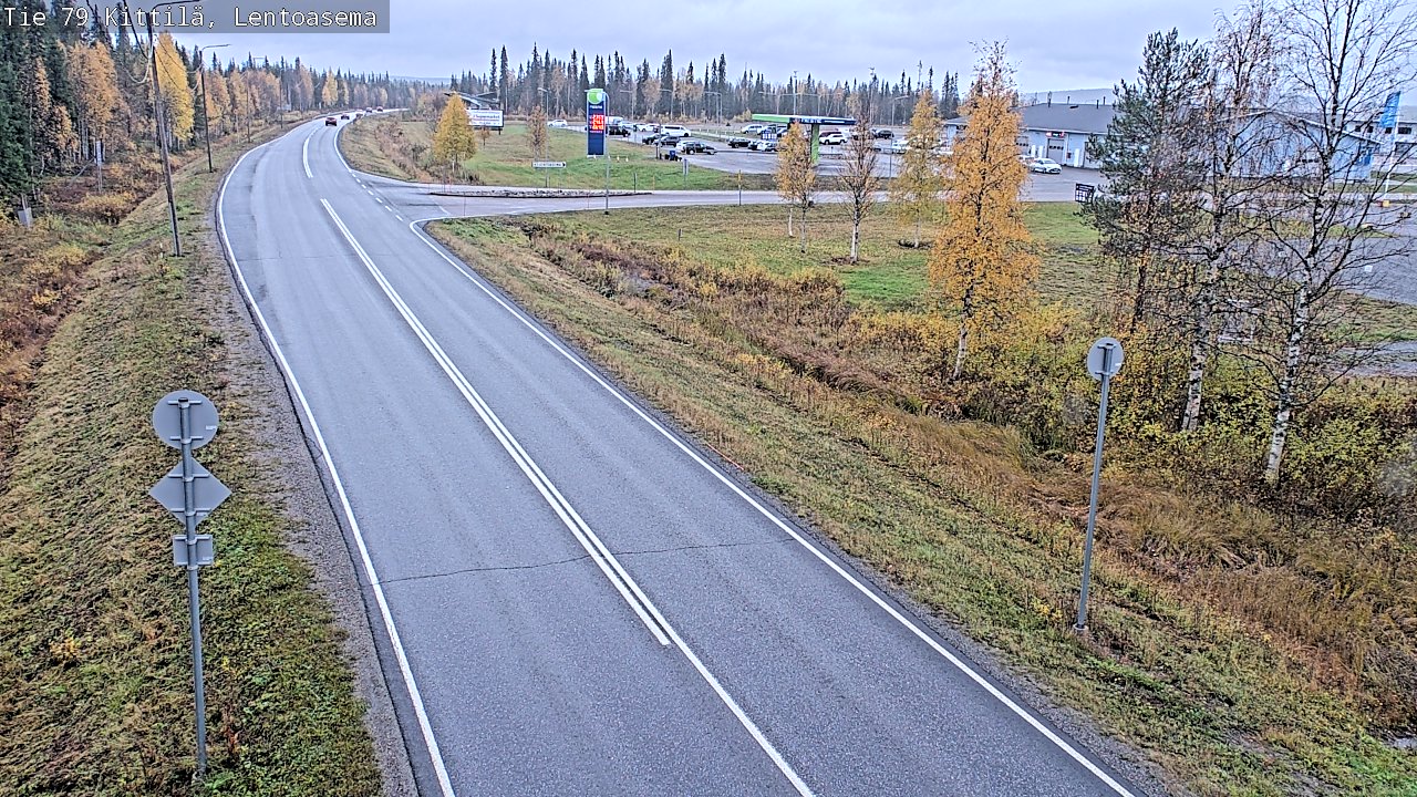 Weather Camera Image Road 79 Kittilä, Lentoasema, Kittilä, Lappi