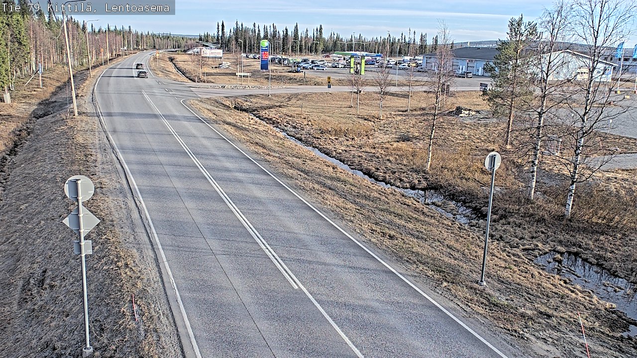 Kelikamerat Kuva Tie 79 Kittilä, Lentoasema, Kittilä, Lappi