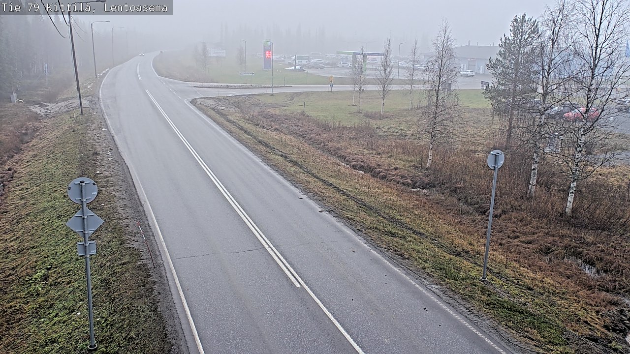 Kelikamerat Kuva Tie 79 Kittilä, Lentoasema, Kittilä, Lappi