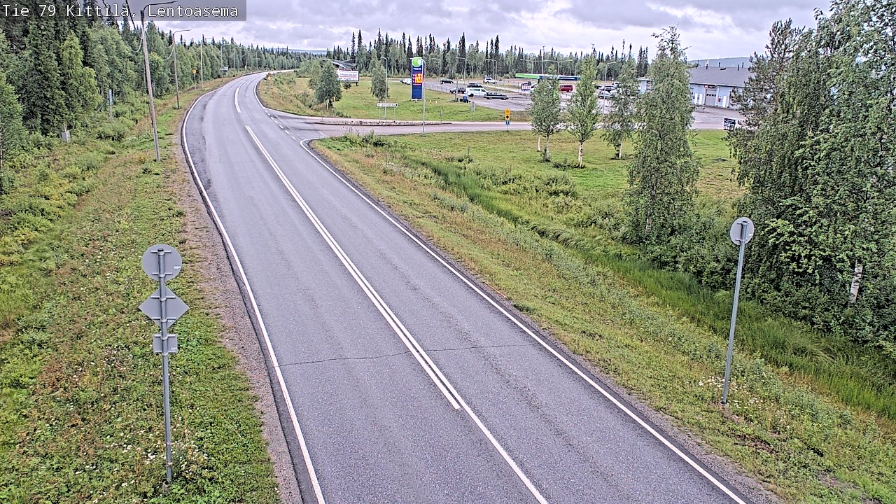 Kelikamerat Kuva Tie 79 Kittilä, Lentoasema, Kittilä, Lappi
