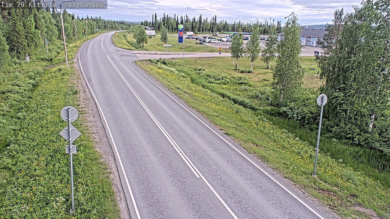 Kelikamerat Kuva Tie 79 Kittilä, Lentoasema, Kittilä, Lappi