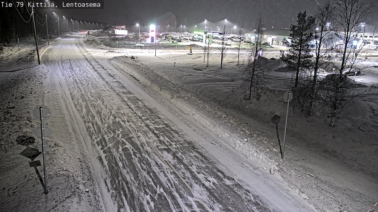 Kelikamerat Kuva Tie 79 Kittilä, Lentoasema, Kittilä, Lappi