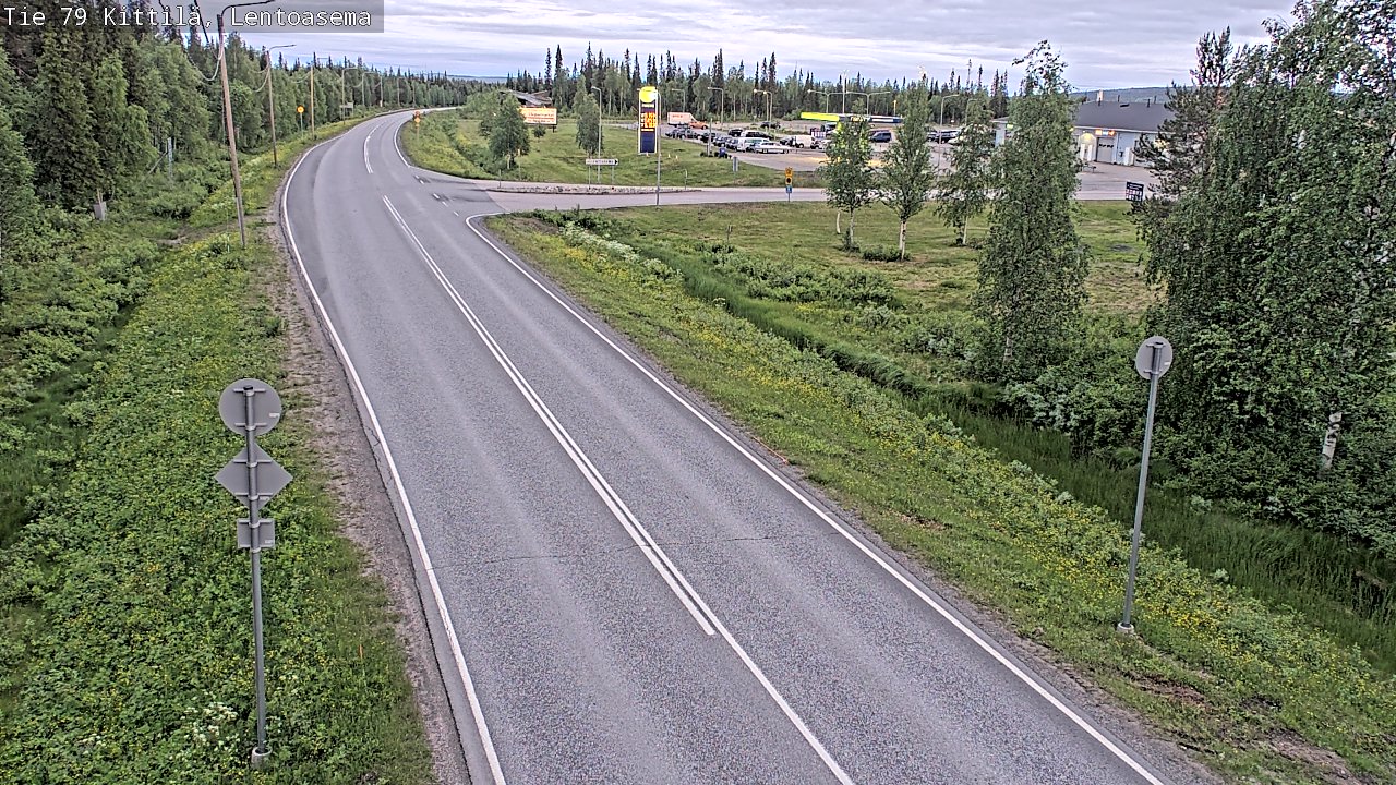 Kelikamerat Kuva Tie 79 Kittilä, Lentoasema, Kittilä, Lappi