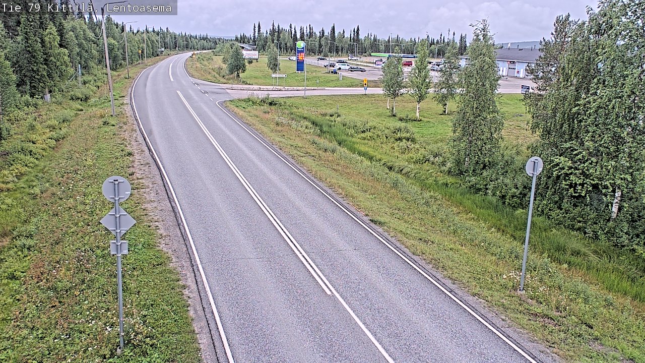 Kelikamerat Kuva Tie 79 Kittilä, Lentoasema, Kittilä, Lappi