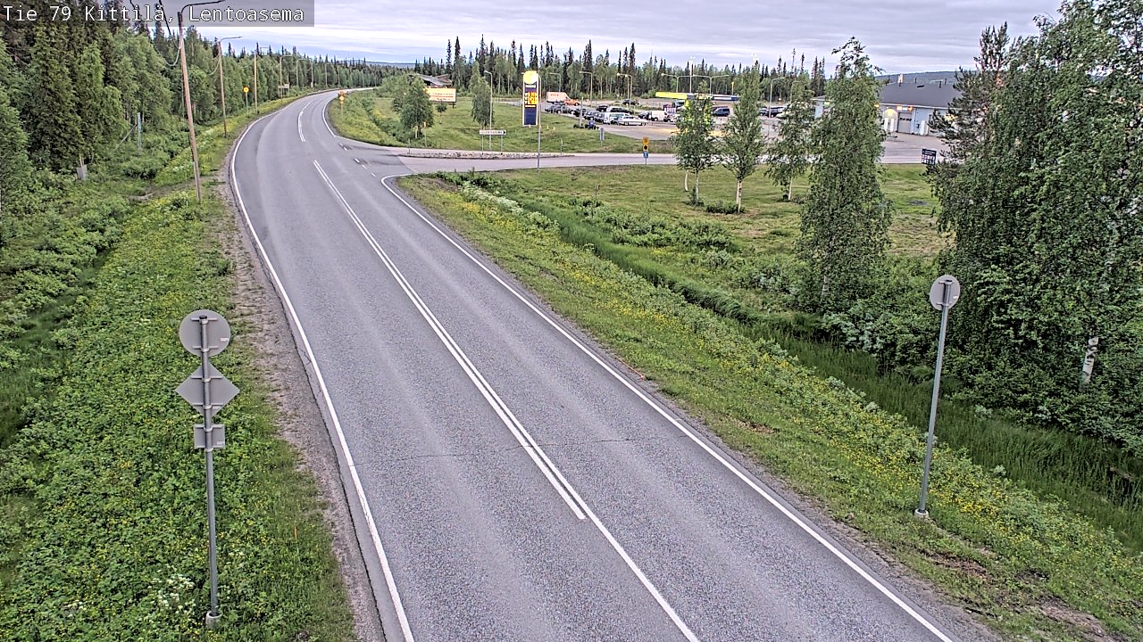 Kelikamerat Kuva Tie 79 Kittilä, Lentoasema, Kittilä, Lappi