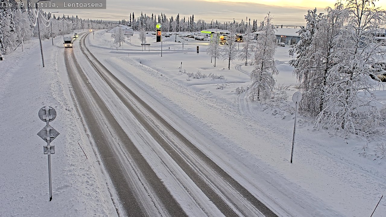 Weather Camera Image Road 79 Kittilä, Lentoasema, Kittilä, Lappi