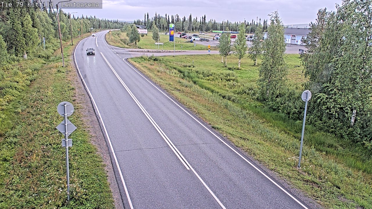 Kelikamerat Kuva Tie 79 Kittilä, Lentoasema, Kittilä, Lappi