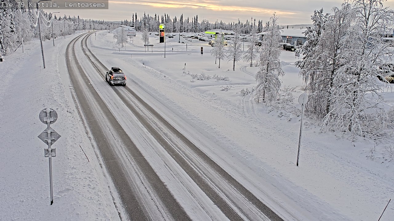 Weather Camera Image Road 79 Kittilä, Lentoasema, Kittilä, Lappi