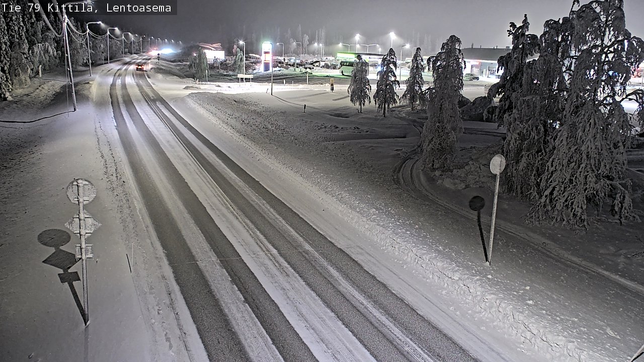 Kelikamerat Kuva Tie 79 Kittilä, Lentoasema, Kittilä, Lappi