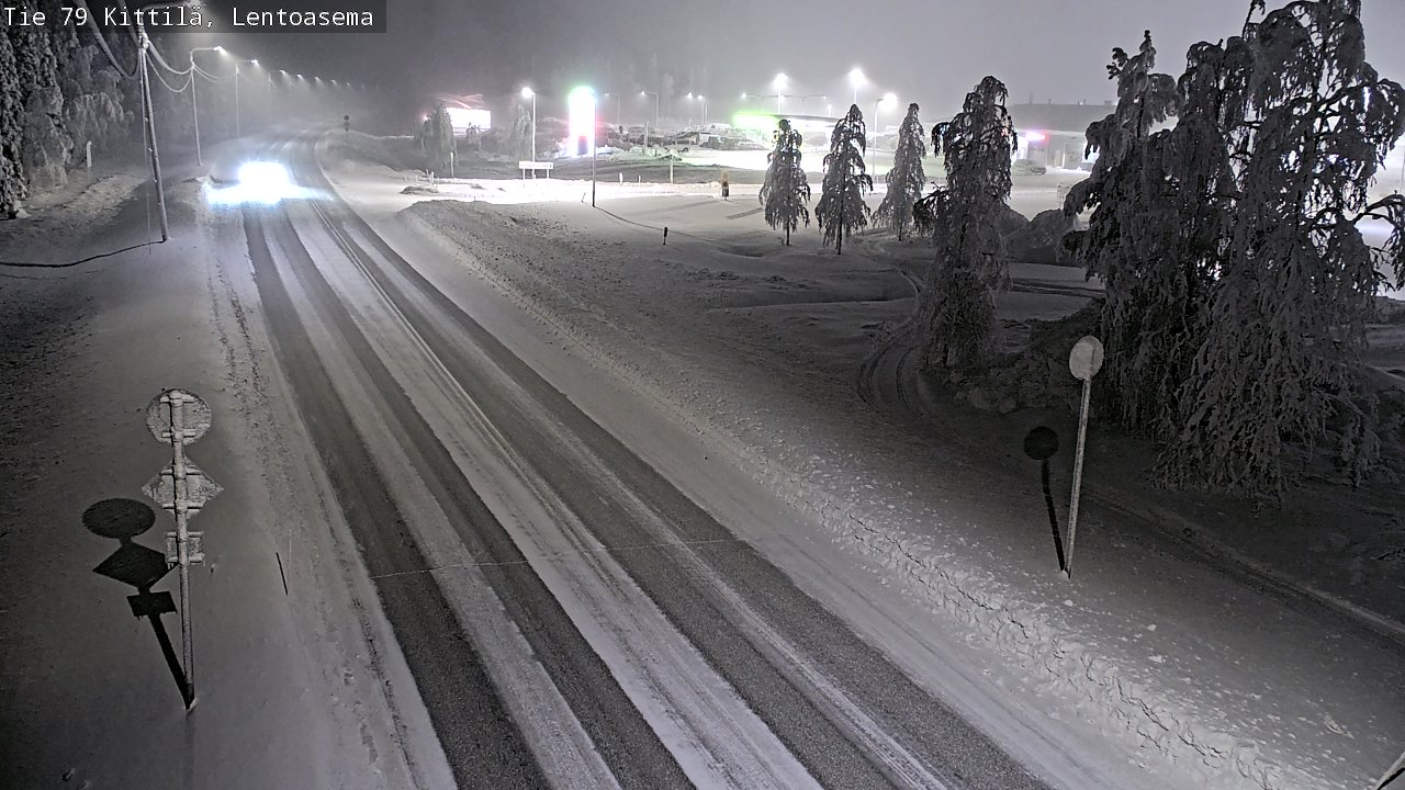 Kelikamerat Kuva Tie 79 Kittilä, Lentoasema, Kittilä, Lappi